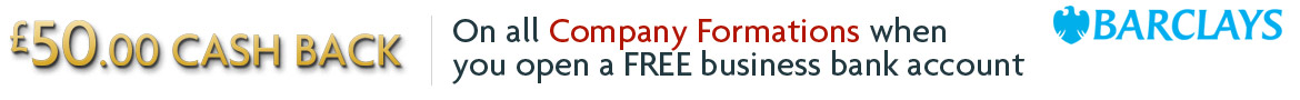 £50 Cash Back - On all company formations when you 